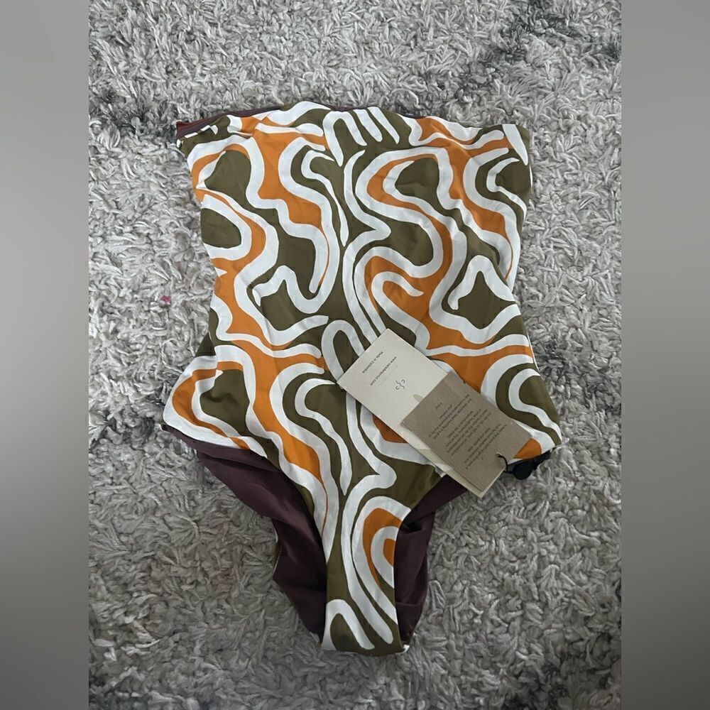 Anthropologie Cala De La Cruz Alison One-Piece Swimsuit - Picture 4 of 4